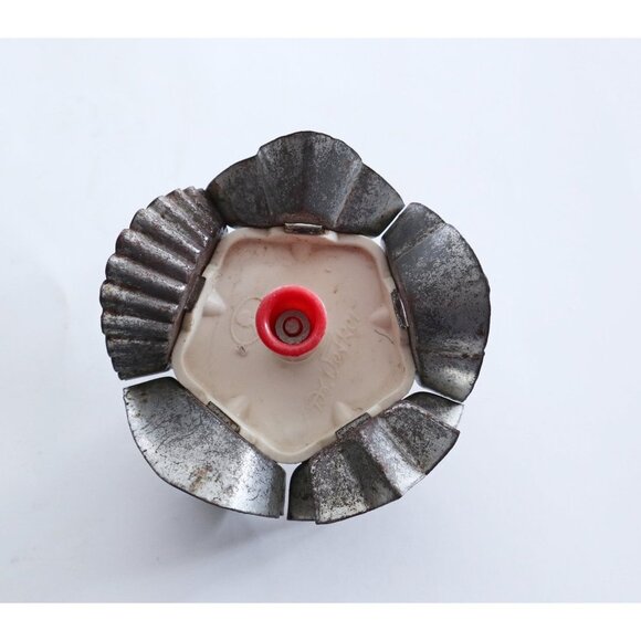 Vintage Kitchen Utensils Wooden Rolling Pin Hand Mixer Androck Product - Picture 5 of 6